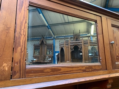 Credens Cabinet  en Pine wood, Belgium 20th century ( 1910 )