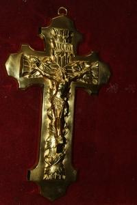 Cross + Corpus en Full Bronze, Belgium 19th century