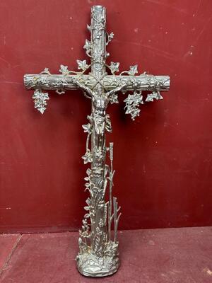 Cross From Graveyard en Cast - Iron, France 19 th century