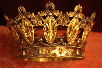 Crown en Full Silver, Dutch 19th century