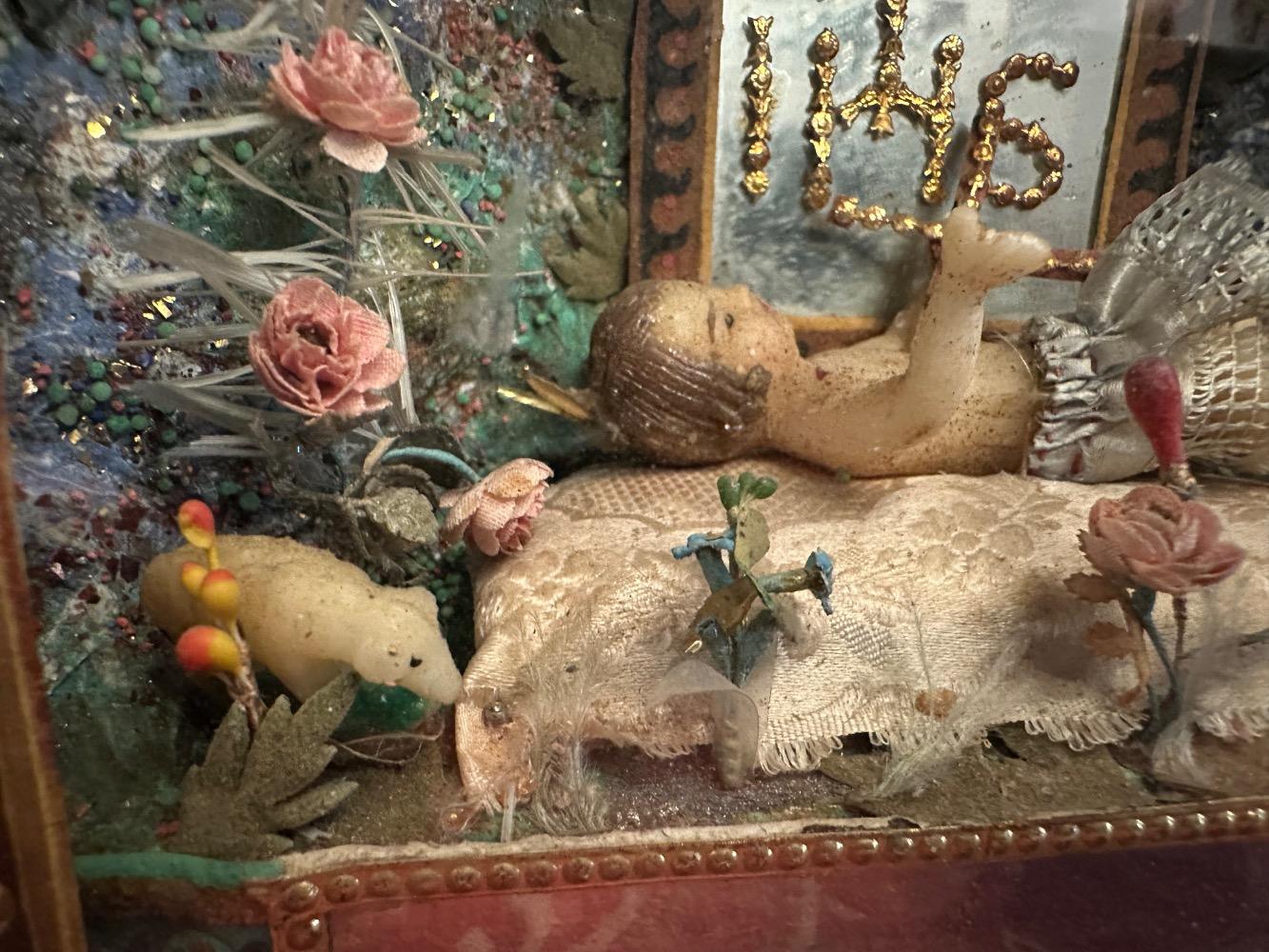 1  Devotion Shrine Child Jesus In Wax Monastery - Work