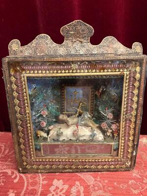 1  Devotion Shrine Child Jesus In Wax Monastery - Work