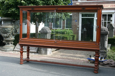 Display Cabinet en wood / glass, 19th century