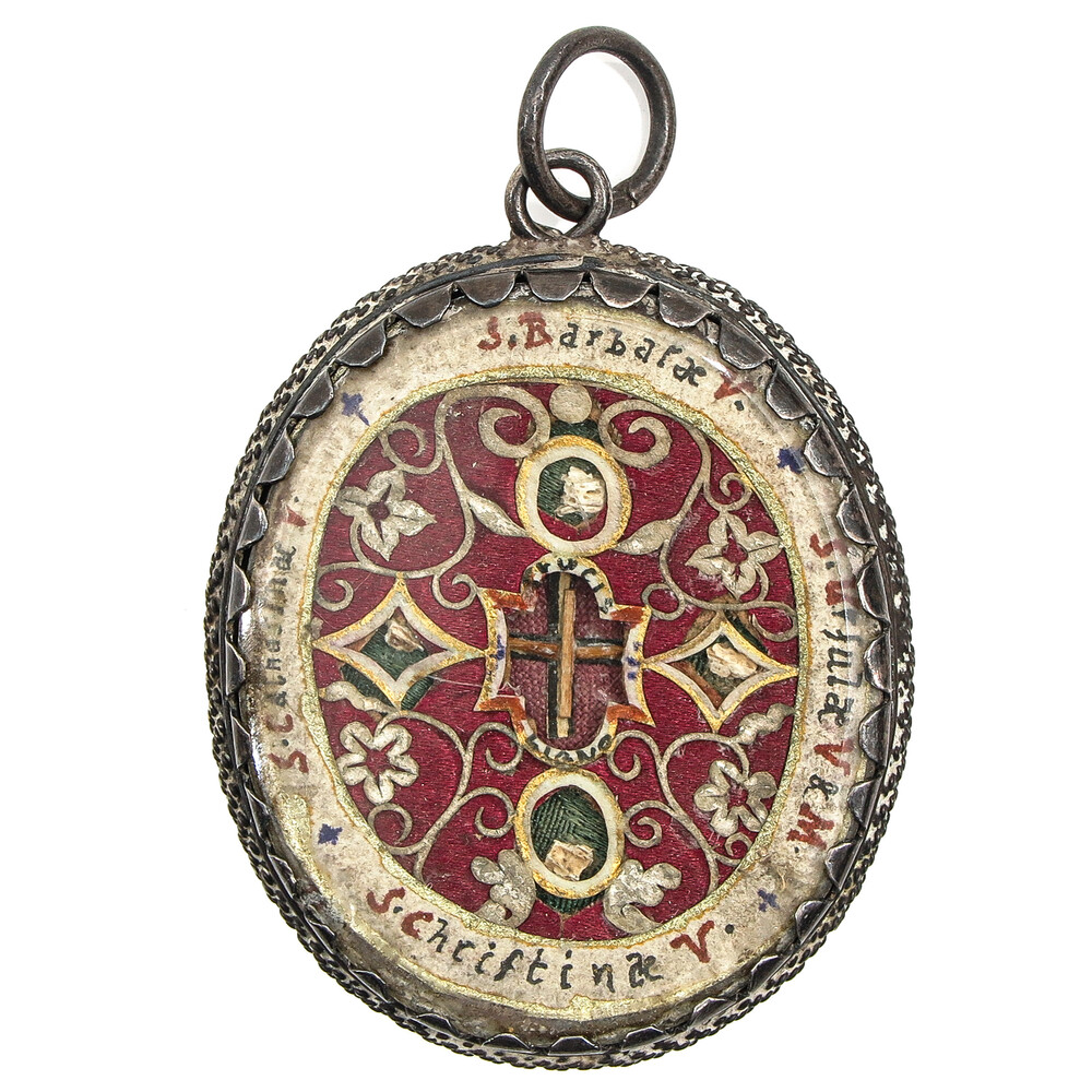 1  Double - Sided Multi Reliquary Relics Of The True Cross & More