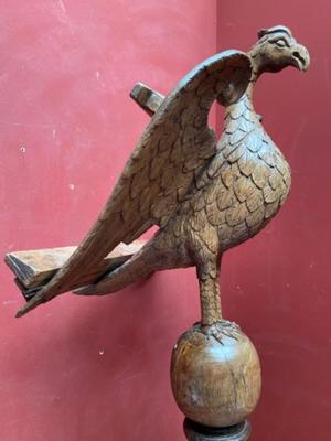 Eagle Lectern  en Oak wood, Belgium  19 th century