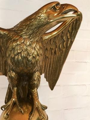 Eagle Lectern Higher Price Range. Weight 200 Kgs ! en Bronze / Gilt, England 19th century