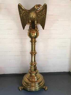 Eagle Lectern Higher Price Range. Weight 200 Kgs ! en Bronze / Gilt, England 19th century