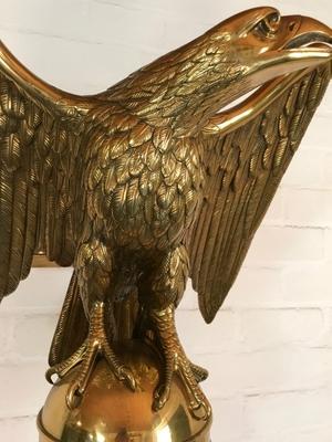 Eagle Lectern Higher Price Range. Weight 200 Kgs ! en Bronze / Gilt, England 19th century