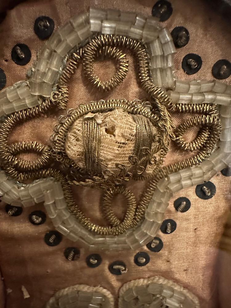 1  Early Reliquary Fully Hand - Made Monastery - Work First Class Relics ( Ex Ossibus ) St. Felicis. ( S. Felix ).