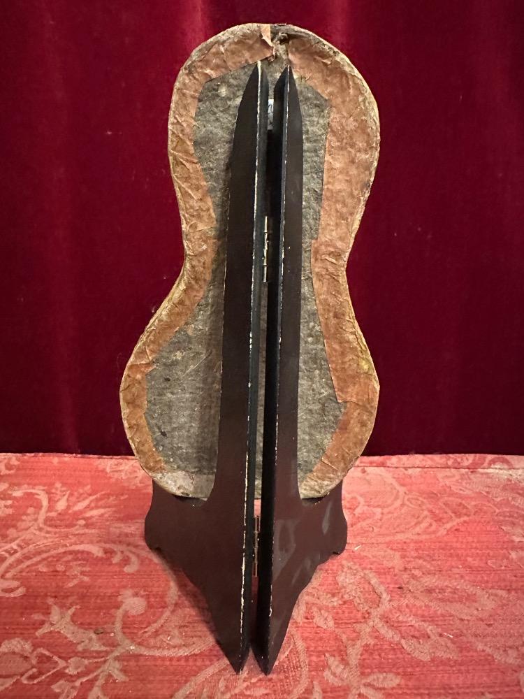 1  Early Reliquary Fully Hand - Made Monastery - Work First Class Relics ( Ex Ossibus ) St. Felicis. ( S. Felix ).