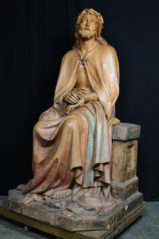 1  Exceptional Big Size Christ On The Cold Stone