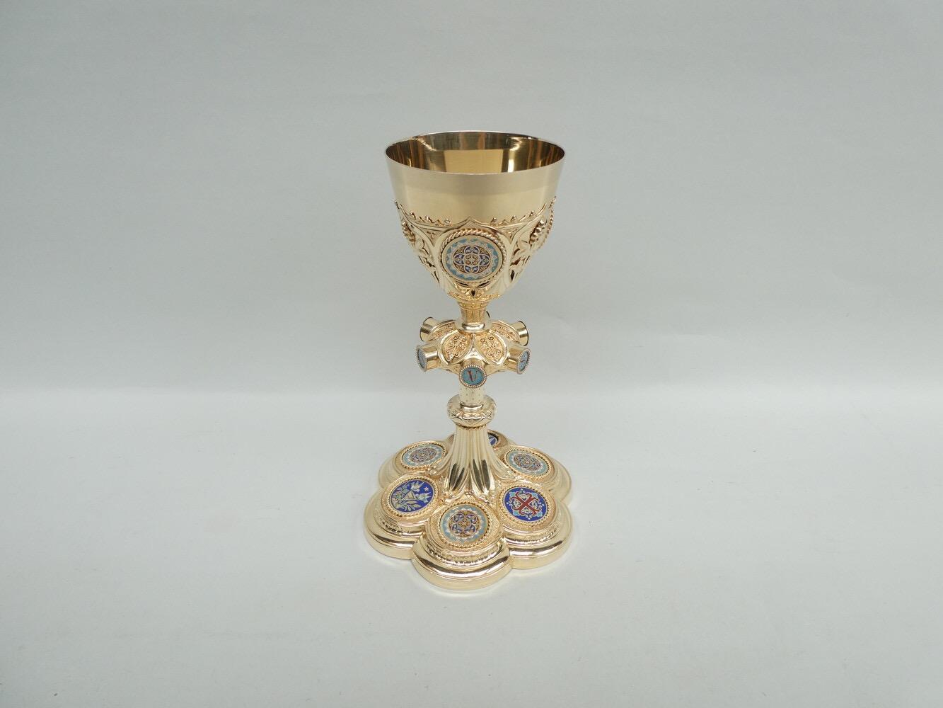 1  Exceptional Chalice By : Jamain Jules En Chevron Eugene - Paris - France