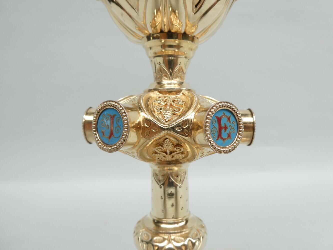 1  Exceptional Chalice By : Jamain Jules En Chevron Eugene - Paris - France