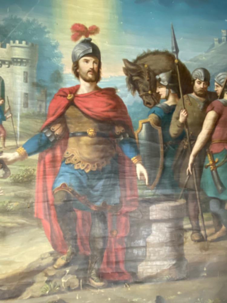 1  Exceptional Large Painting Signed. 350 X 240 Cm