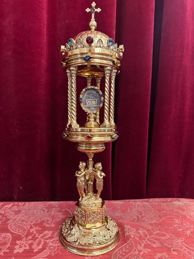 1  Exceptional Reliquary Relics Of The True Cross St. Peter & St. Paul