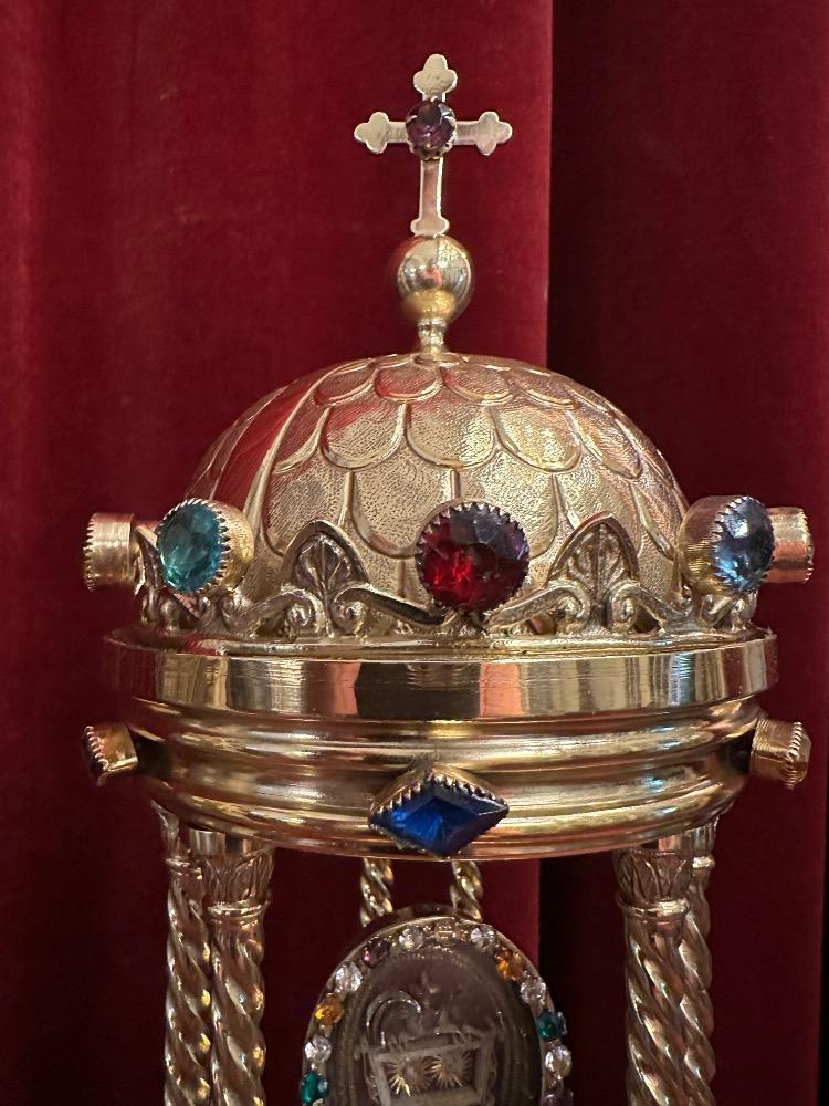 1  Exceptional Reliquary Relics Of The True Cross St. Peter & St. Paul