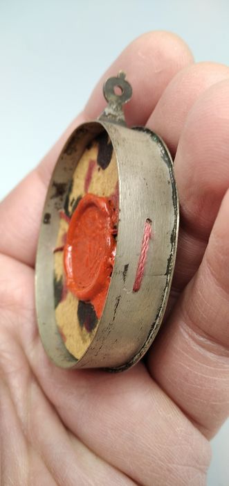 1  Extremely Rare High-Quality Reliquary Containing 6 Relics Including The True Cross