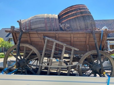 Farm Wagon en Wood , Hungary 19 th century