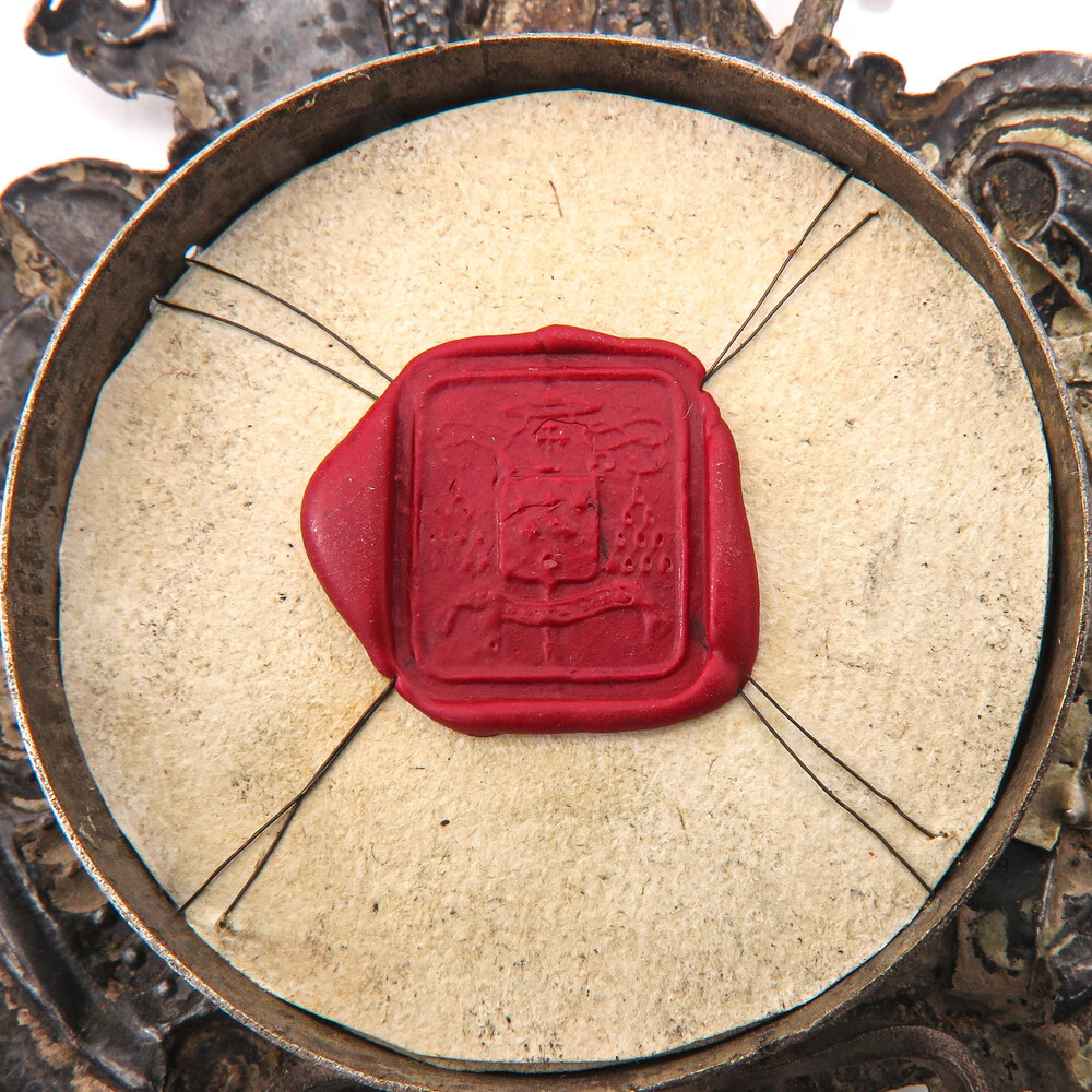 1  First Class Reliquary - Ex Ossibus Relic St. Franciscus & St. Clara