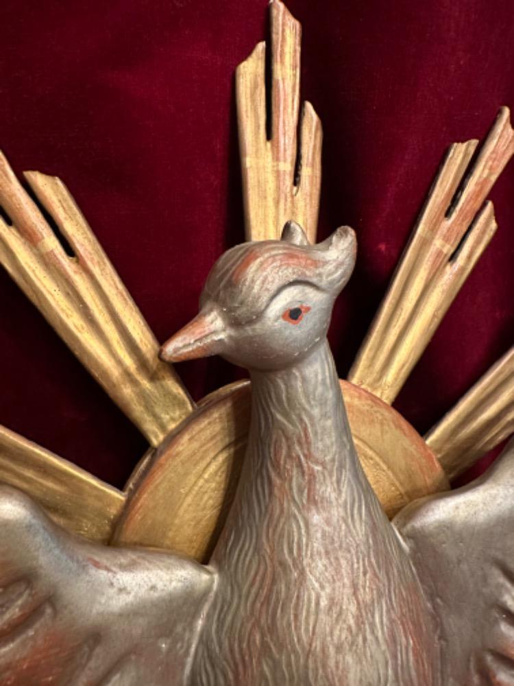 1  Fully Hand - Carved Dove ( Holy Spirit )