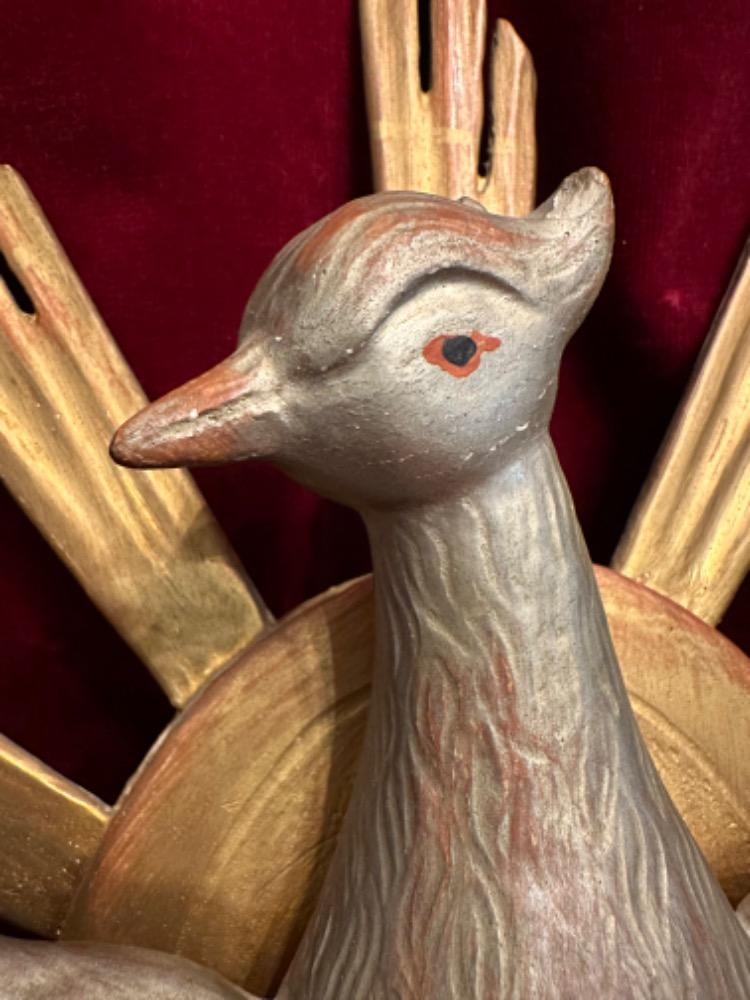 1  Fully Hand - Carved Dove ( Holy Spirit )
