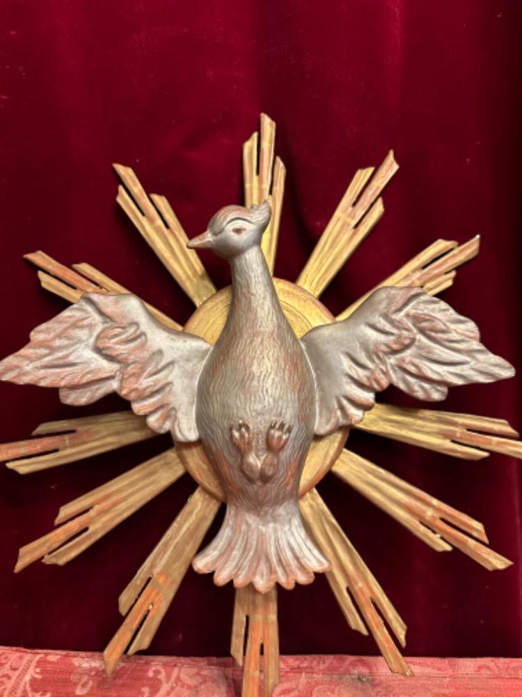 1  Fully Hand - Carved Dove ( Holy Spirit )