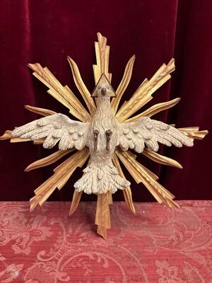 1  Fully Hand - Carved Dove ( Holy Spirit )
