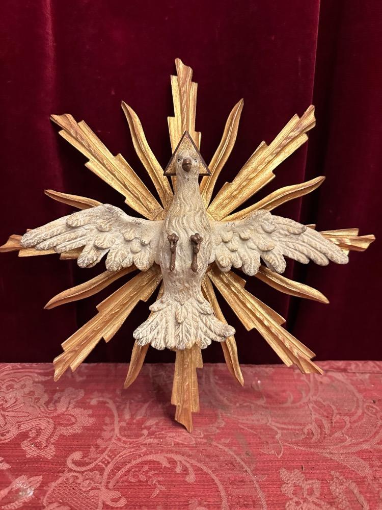1  Fully Hand - Carved Dove ( Holy Spirit )