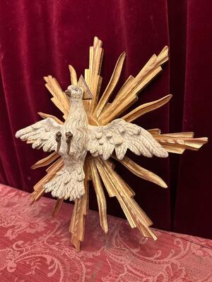 1  Fully Hand - Carved Dove ( Holy Spirit )