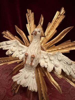 1   Fully Hand - Carved Dove ( Holy Spirit )