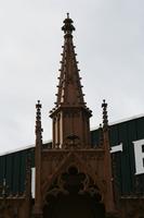 Altar style gothic en wood , Dutch 19th century