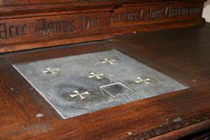 Altar style GOTHIC en OAK, Dutch 19th century