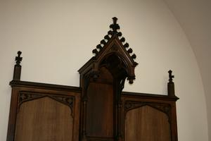 Altar style GOTHIC en OAK, Dutch 19th century