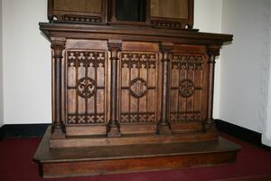 Altar style GOTHIC en OAK, Dutch 19th century