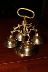 Altar - Bell style Gothic en bronze, Belgium 19th century