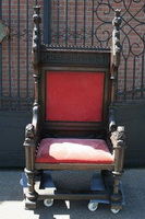 Bischop Seat style GOTHIC en WOOD OAK, Belgium 19th century