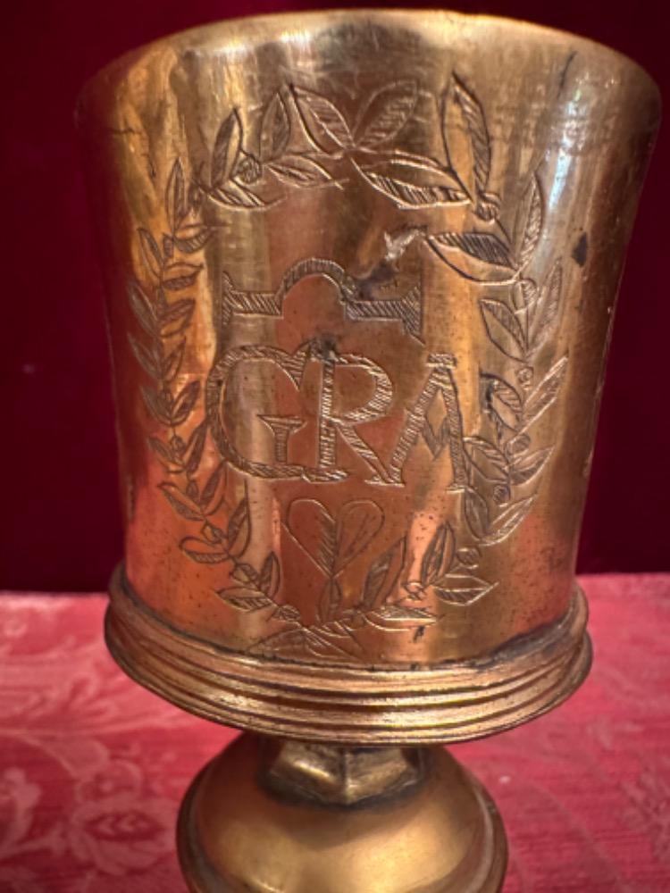 1 Gothic  Chalice 15th Century !