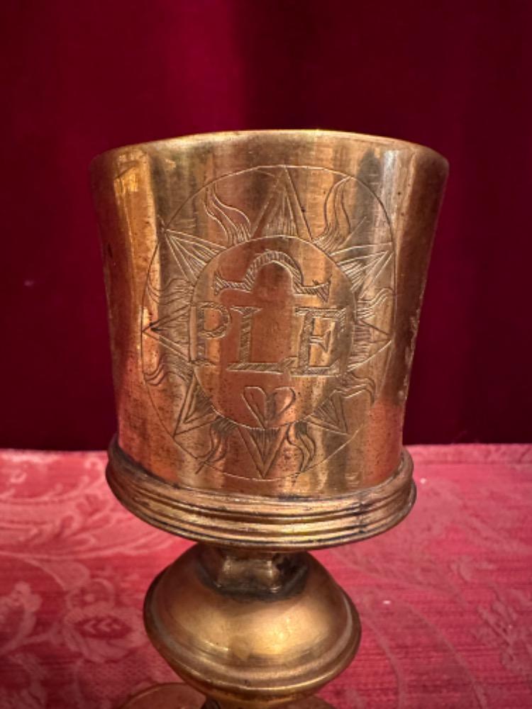 1 Gothic  Chalice 15th Century !