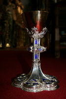 Chalice style gothic en silver, Dutch 18 th century