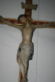 Cross + Corpus style gothic en plaster, Belgium 19th century