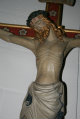 Cross + Corpus style gothic en plaster, Belgium 19th century