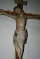 Cross + Corpus style gothic en plaster, Belgium 19th century