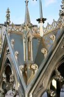 Exposition Chapel style Gothic en Brass / Bronze , France 19th century