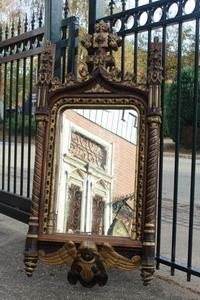 Mirror style gothic en wood, France 19th century