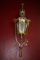 Procession - Lantern style Gothic en BRASS / BRONZE, FRANCE 19 th century