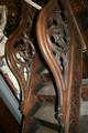 Pulpit style gothic en WOOD OAK, Belgium 19th century