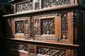 Sacristy-Cuboard style gothic en WOOD OAK, dutch 19th century