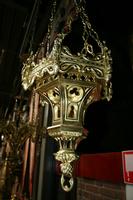 Sanctuary Lamp style gothic en BRONZE, FRANCE 19 th century