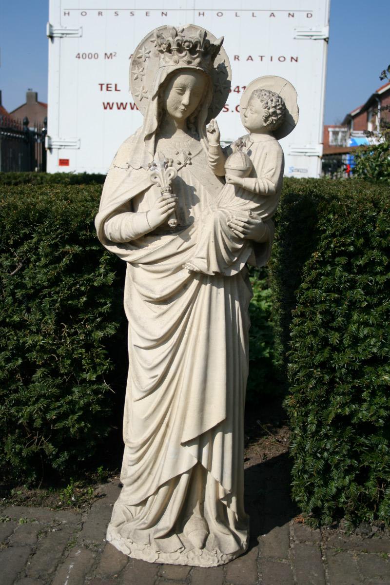 1 gothic St Mary Statue