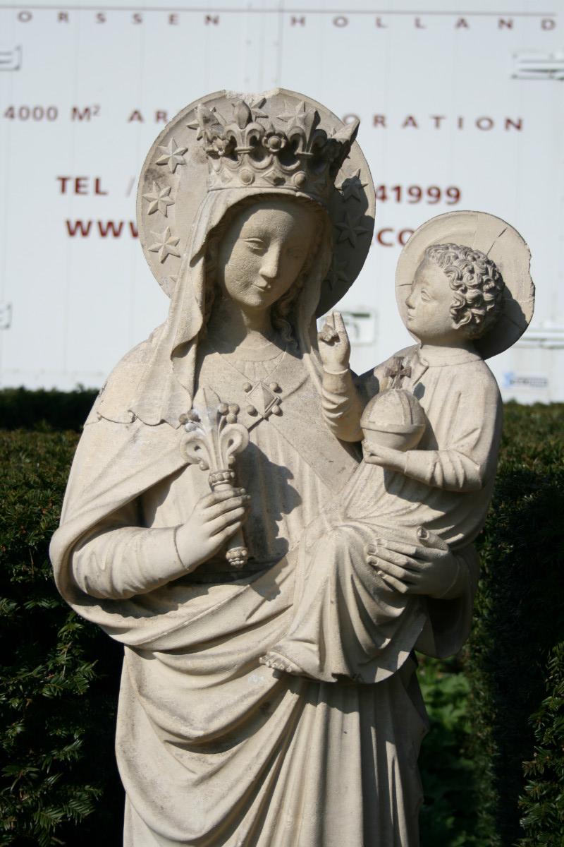 1 gothic St Mary Statue